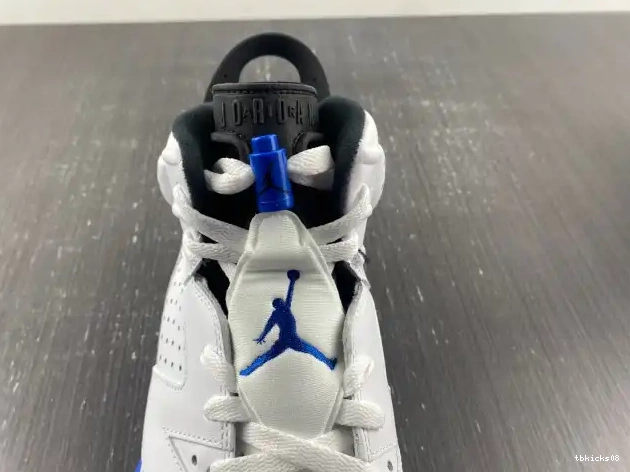 Cheap TBkick 384664-107 Air (2014) Sport Blue Retro Jordan 6 0611